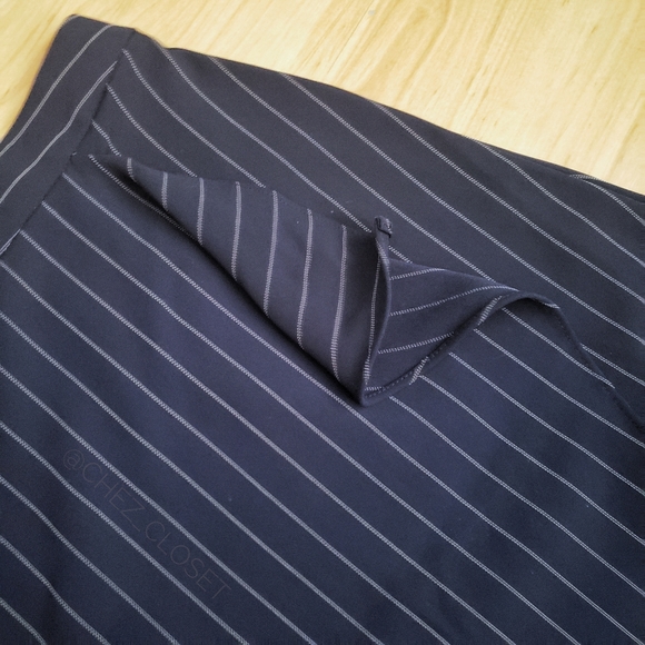 Banana Republic Skirt A Line Pin Stripe Size 6P - Picture 3 of 8
